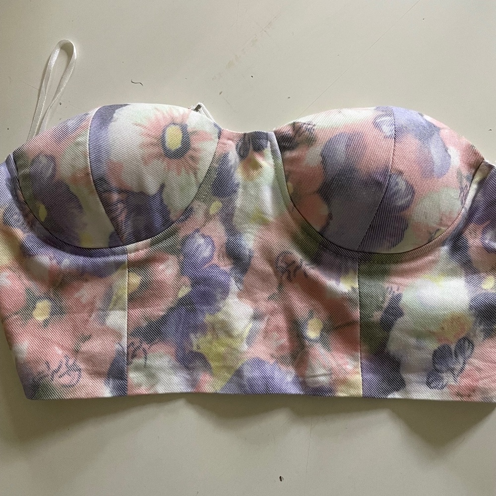 Superdown (Revolve) strapless top